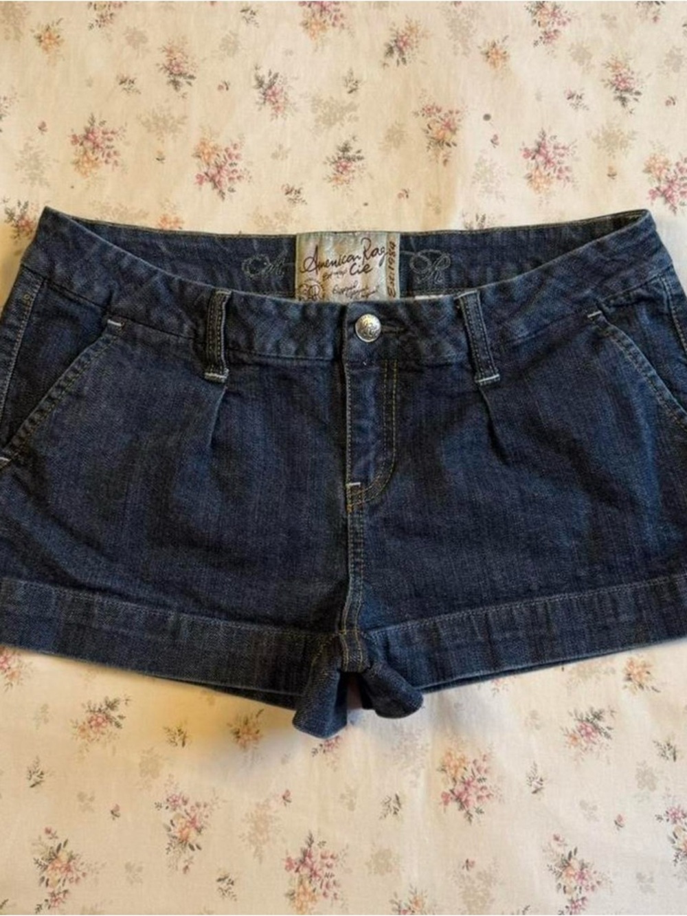 American Rag Dark Blue Denim Jean Shorts